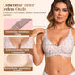 💕 Nahtloser, kabelloser Push-up-BH für Damen – Tiefes V
