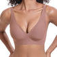 💕 Nahtloser, kabelloser Push-up-BH für Damen – Tiefes V