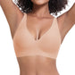 💕 Nahtloser, kabelloser Push-up-BH für Damen – Tiefes V