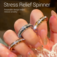 LETZTER TAG AKTION-KAUF 1 ERHALTE 1 GRATIS✨Drehbarer Spinner-Ring aus Titanstahl mit Zirkonia