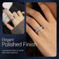 LETZTER TAG AKTION-KAUF 1 ERHALTE 1 GRATIS✨Drehbarer Spinner-Ring aus Titanstahl mit Zirkonia
